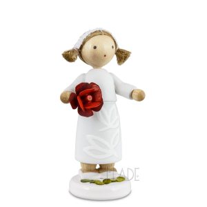 Flower faries<br>" Mädchen mit Rose rot"