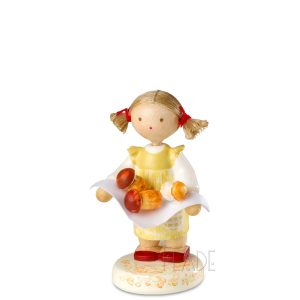 Kleines Mädchen mit Steinpilzen<br> FLADE and friends Edition 2016