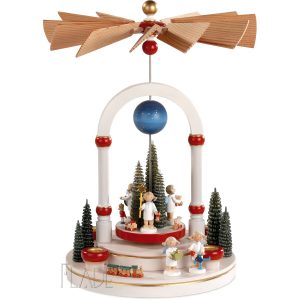 Pyramide weiß / rot