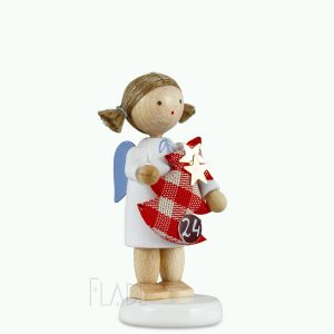 Engel mit Tannenbaum (24)<br>Der rot-weiß-karierte Adventskalender