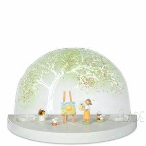 Gläserner Bogen<br>Apfelbaum im Frühling<br>(ohne Figuren und Minis)