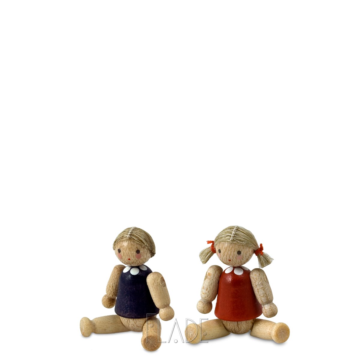 Püppchen mit Haar, beweglich
