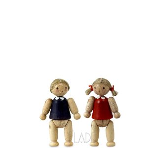 Püppchen mit Haar, beweglich