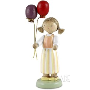 Mädchen mit Luftballons