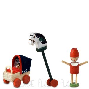 Blaudruckwagen, Steckenpferd und Pinocchio