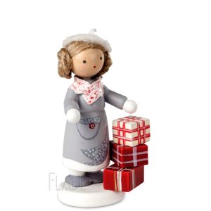 Mädchen mit Geschenken<br>FLADE and friends Edition 2018