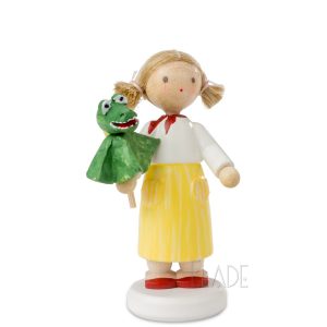 Mädchen mit Krokodil