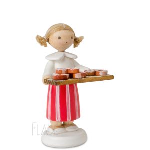 Mädchen mit Brezeln