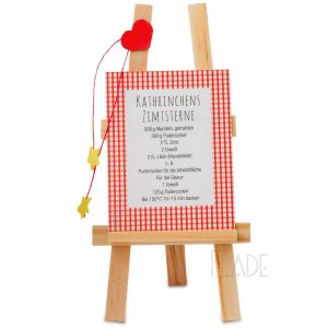 Staffelei mit Rezept