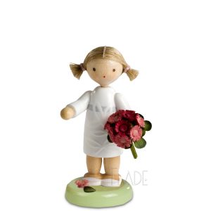 Flower fairies <br>Mädchen mit Blumenstrauß