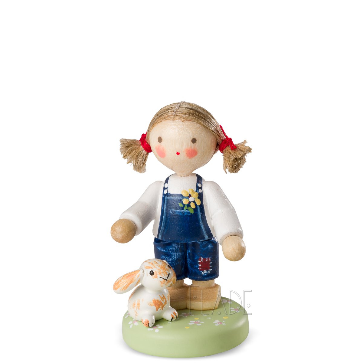Mädchen mit Schlappohrhase