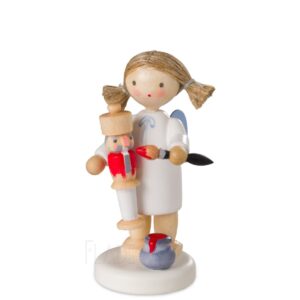 Engel mit Nussknacker und Pinsel